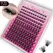 QIUNING Lash Clusters Manga Lash Clusters Kit Clear Fairy Eyelash Clusters Wet-Look Spiky Anime Lashes Individual Lashes BOND