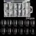 240Pcs/Box Half Matte XXS Almond Nail Tips Full Cover Soft Gel False Artificial Nails Extension Perfect for Extra Short Nail Beds