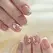 24pcs/set short saure fake nails for Spring summer season french style flowers butterfly design press on false nail art tips