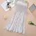 Soft Flower Lace Underskirt Slips 75cm Cheongsam Safety Skirt Petticoat Hight Waist Loose Mesh Underskirt Slips Dress Female