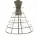 Girls 3 Hoops Crinoline Cage Bustle Petticoat Women Adjustable Pannier for dress