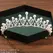 Silver Color Crown and Tiara Wedding Hair Accessories For Women  Crown For Bridal Crystal Rhinestone Diadema Tiaras Bride Crown