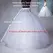 New Arrival 3Hopps Ball Gown Petticoat Underskirt Wedding Bridal Dress Jupon Mariage Halka Rockabilly With Tulle