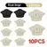 5Pairs Insoles For Shoes Patch Heel Pads For Sport Shoes Adjustable Size Feet Pad Insole Heel Protector Back Sticker Shoe Pad