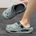 Arch Support, Anti Slip, Soft Sole, Wear-Resistant Cool Slippers for Wearing, Thick Sole Breathable Odor Proof Summer Hole Shoes