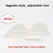 Toe Plug Soft Half Insoles Reusable Toe Sponge Filler Inserts for Shoes Adjustable Too Big Foot Brace Pads Unisex Shoe Inserts