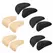10pcs Sponge Forefoot Insert Pads Adjustment Reduce Shoe Size Pain Relief High Heel Filler Insoles Forefoot Toe Plug Cushion Pad
