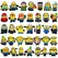 12-36Pcs Potdemiel Minion Cartoon Shoe Charms For Slides Sandals,PVC Shoe Decorations Accessories For Christmas Birthday Gift