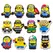 12-36Pcs Potdemiel Minion Cartoon Shoe Charms For Slides Sandals,PVC Shoe Decorations Accessories For Christmas Birthday Gift
