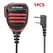 BaoFeng Walkie Talkie 2 Pin PTT Speaker Mic Wholesale for Quansheng UV-K5 K6 Baofeng UV-5R BF-888S UV-5RH 21 17 PRO HAM Radio
