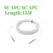 Fiber Optic Wire APC SC to SC APC Optical Single-mode 1-core G657A1 Indoor Extension Cable 3M/5M/10M/15M/20M Fiber Optic Cable