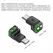 1-4Pcs 5V Crimp Terminal Block Green Data Transfer Charging Connector 5V Solderless Plug USB C To 2Pin Terminal Adapter Screw