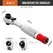Hi-Spec 1/4 Ratchet Double Head Fast Ratchet Wrench Double-Ended Mini Socket Wrench Set Bicycle Workshop Tool Hand Tools