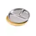 Color Kids 1PCS Stainless Steel Plate Detachable Suction Dishes Baby Feeding Sucker Bowl Food Grade Silicone Food Tray Tableware