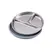Color Kids 1PCS Stainless Steel Plate Detachable Suction Dishes Baby Feeding Sucker Bowl Food Grade Silicone Food Tray Tableware