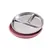 Color Kids 1PCS Stainless Steel Plate Detachable Suction Dishes Baby Feeding Sucker Bowl Food Grade Silicone Food Tray Tableware