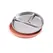 Color Kids 1PCS Stainless Steel Plate Detachable Suction Dishes Baby Feeding Sucker Bowl Food Grade Silicone Food Tray Tableware