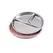 Color Kids 1PCS Stainless Steel Plate Detachable Suction Dishes Baby Feeding Sucker Bowl Food Grade Silicone Food Tray Tableware