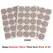 16 Styles Thicken Self Adhesive Felt Chair Leg Pads Floor Protectors Furniture Legs Table Leg Covers Round Bottom Anti-Slip Pads
