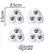 Heavy-Duty Mini Rolling Wheels with 360° Swivel Base Bearings for Furniture Cabinets Storage Box Workshop