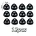 Heavy-Duty Mini Rolling Wheels with 360° Swivel Base Bearings for Furniture Cabinets Storage Box Workshop