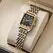 Fashion Rectangle Women Watches Steel Strap Ladies Quartz Wrist Watch Reloj Mujer Girls Clock Gift(Without Box)