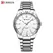 CURREN 8452 Men Quartz Watch Simple Fashion Leisure Business Clock Black Silvery Stainless Steel Strap Wristwatch for Male