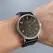 Men's 38mm automatic mechanical watch suitable for Seagull ST1701 self-winding movement, waterproof transparent back wristwatch.