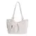 Shoulder Tote Bag Korean Polka Dot Retro Cute Zipper Vintage Large Capacity Underarm Casual Daily New Hot forWomen Shopping Work