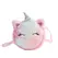 Kids Fashion Plush Shoulder Bag Cute Cartoon Unicorn Wallet Girls Handbag Baby Accessories
