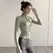 Women Slim Fit Stand Collar Sports Jacket Zip Up Yoga Jacket Quick Dry Slim Waist Running Workout Coat For Spring