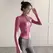 Women Slim Fit Stand Collar Sports Jacket Zip Up Yoga Jacket Quick Dry Slim Waist Running Workout Coat For Spring