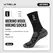 WRELS Merino Wool Socks Hiking Lightweight Shock Absorption Damping Mid-Calf Ankle Socks Running Sport Merino Wool Socks
