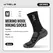 WRELS Merino Wool Socks Hiking Lightweight Shock Absorption Damping Mid-Calf Ankle Socks Running Sport Merino Wool Socks
