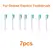 For Oclean Flow/X/ X PRO/ Z1/ F1/ One/ Air 2 /SE Brush Heads Soft DuPont Sonic Toothbrush Vacuum Bristle 7pcs Replacement Heads