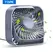 TOPK Mini Portable Fan USB Desk Fan Table Strong Airflow &Quiet Operation 3 Speed Wind 360°Rotatable Standing fans for room Home