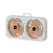 Dual Head USB Fan 360 Rotatable Blades Wall Mount or Freestanding Design Rechargeable Fan for Office Bedroom Outdoor Camping
