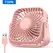 TOPK 4Inch USB Mini Portable Fan for Camping,3 Speeds Quiet Desk Table Personal Fan,360°Adjustment Standing fans for room Home