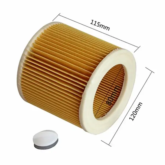For Karcher WD WD2 WD3 WD1 MV3 MV2 Series Wet Dry Vacuum Cleaner Replacement Cartridge Filter Household Cleaning Tools Accessory