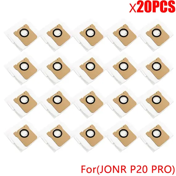 For JONR P20 PRO Vacuum Robot Accessories, Side Brush Mop Cloth Dust Bag Efficient Microfiber Spare Cleaning Parts Replacement