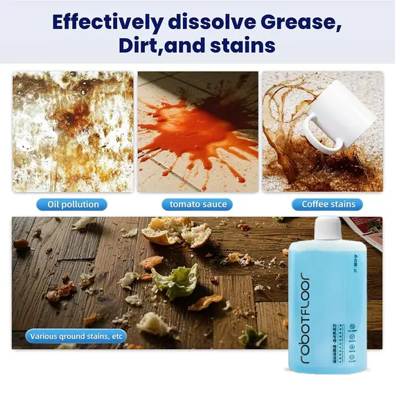 1L For Roborock S8 Pro Ultra/S8 MaxV Ultra/Q Revo/S7 Max Ultra/S7MaxV Plus Vacuum Cleaner Floor Cleaning Solution cleaning fluid
