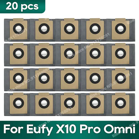 Accessories fit for Eufy X10 Pro Omni Robot Vacuum Dust Bag Hepa Filter Roller Side Brush Mop Cloth