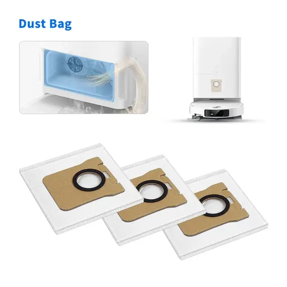 Mop Cloths Dust Bag Replacement For Xiaomi 5 Pro/OV21CN/X10 Plus/X20 Plus/M30S/M30 Pro Mop Rags Bags Robot Vacuum Cleaner Parts