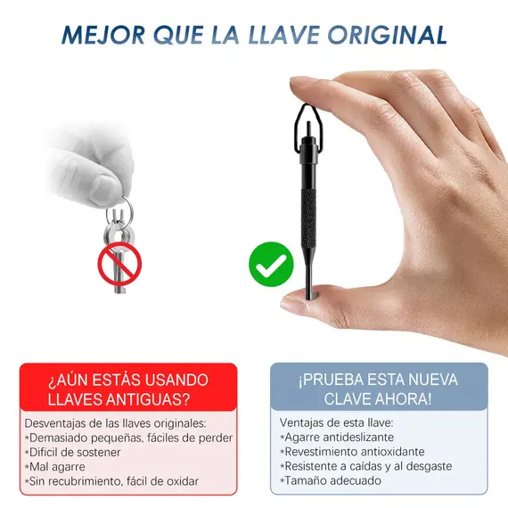 Universal Black Release Tool, Non-Slip Grip, Key Ring, Safety Unlocking Thimble, Not for Heavy Restraint Devices