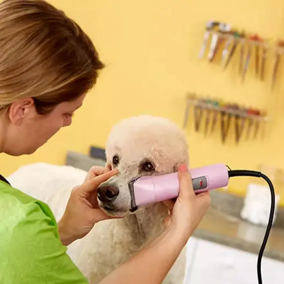 7FC Detachable Pet Dog Clipper Blade Set Compatible With For Most Andis, Oster A5 , Wahl KMClippers，Ceramic &Carbon Steel Blade