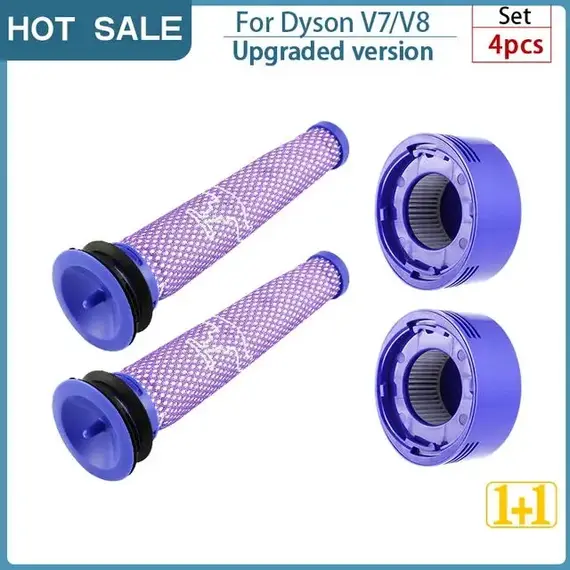 For Dyson V8 V7 Dust Bin Accessories Cyclone Filter Bucket Washable Filter Robot Vacuum Cleaner Replaceable Parts