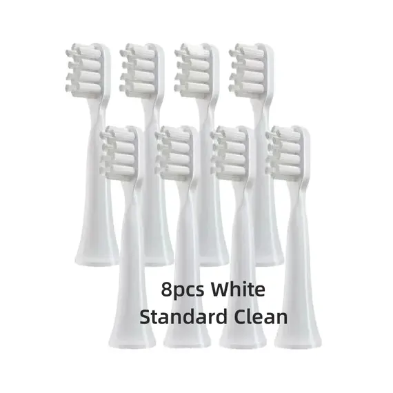 For XIAOMI MIJIA T100 Replacement Brush Heads Sonic Electric Toothbrush Vacuum DuPont Soft Bristle Suitable Nozzles
