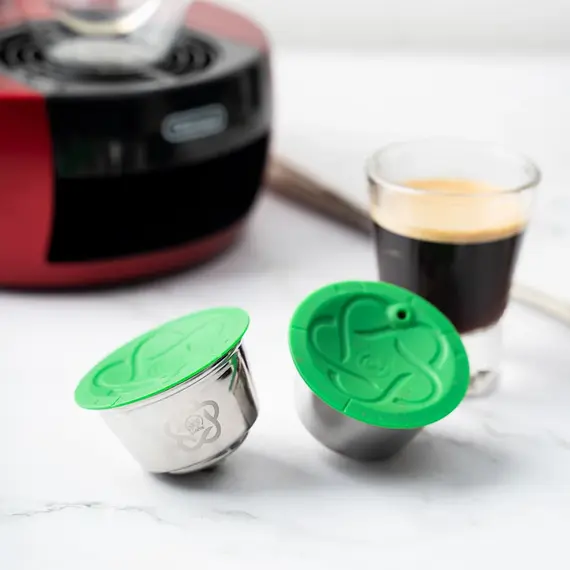 Reusable Coffee Capsule for Nescafe Dolce Gusto Genius S Plus Stainless Steel Refillable Coffee Pod Filters