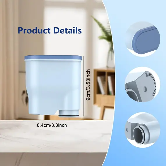 1/2/4 Pack CA6903 Coffee Filter Compatible with Philips AquaClean, Aqua Clean Dedicated Anti-Lime Calc and Water Filter for Supe