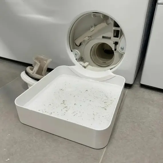 Washing Machine Drainage Tray, Water Catch Tray for Lint Filter Cleaning, Portable Anti-Spill Water Pan for Home Laundry Room